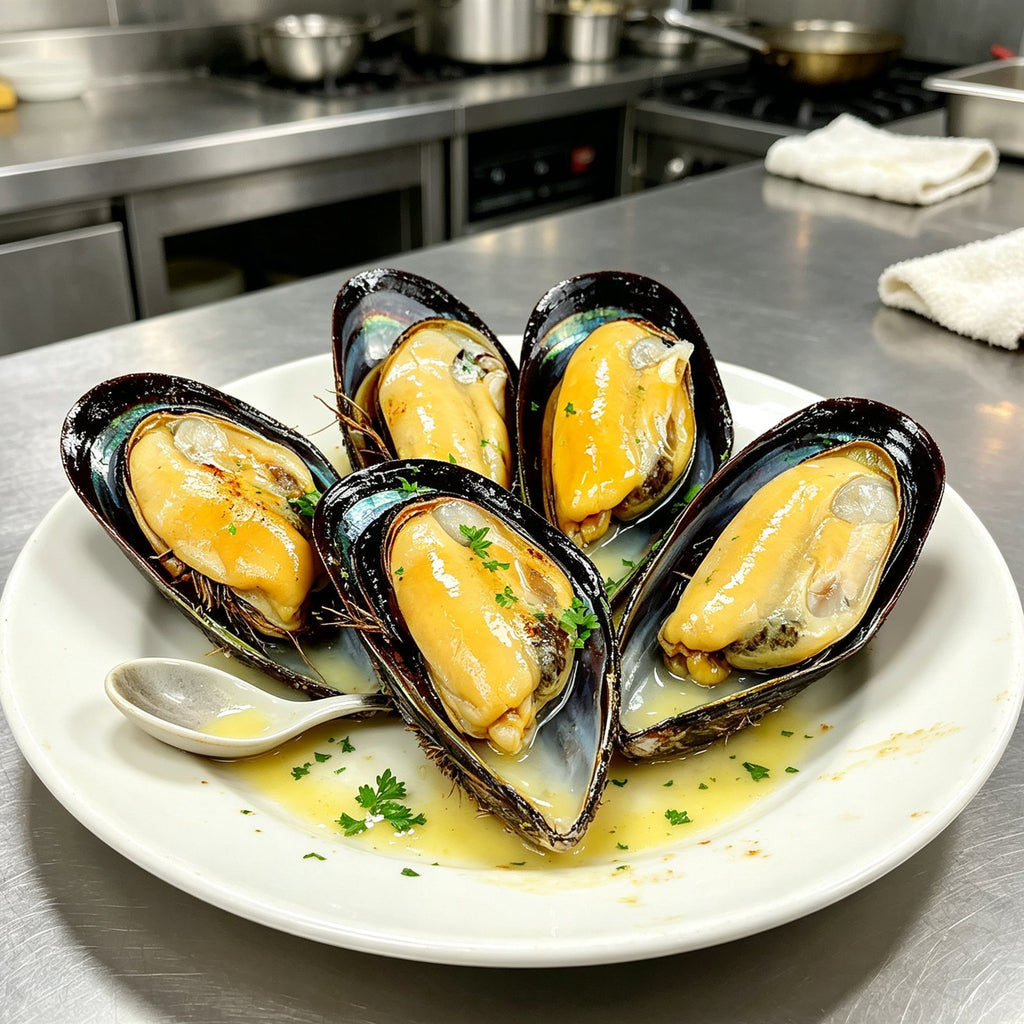Fresh Premium Green Mussels Shellfish