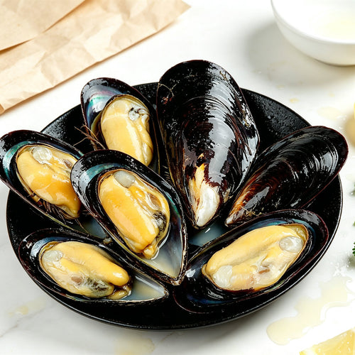 Fresh Premium Green Mussels Shellfish